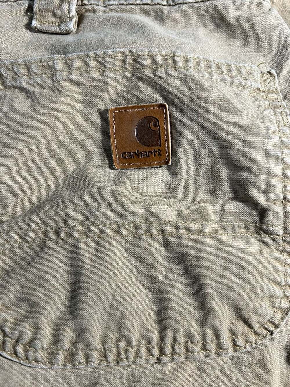 Carhartt B151 DKH Dungaree Fit Utility Work Pants Khaki Men's 44x30
